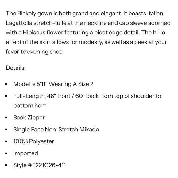 Elegant Sachin & Babi Navy Evening Gown-size 6 - Picture 6 of 14